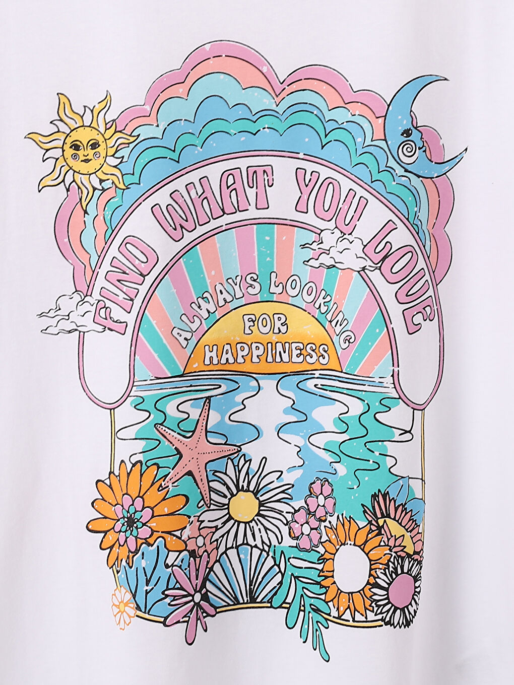 Crew Neck Short Sleeve Printed Women's T-Shirt-2