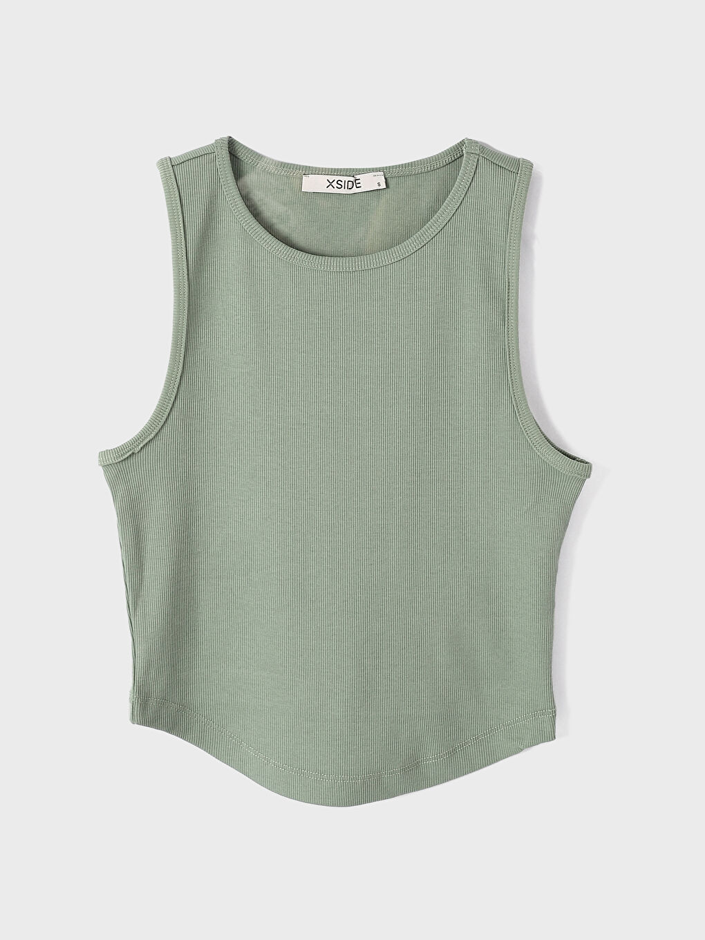 XSIDE Ženska Halter Kragna Jednostavna Crop Top Majica -S4FL80Z8-GX7