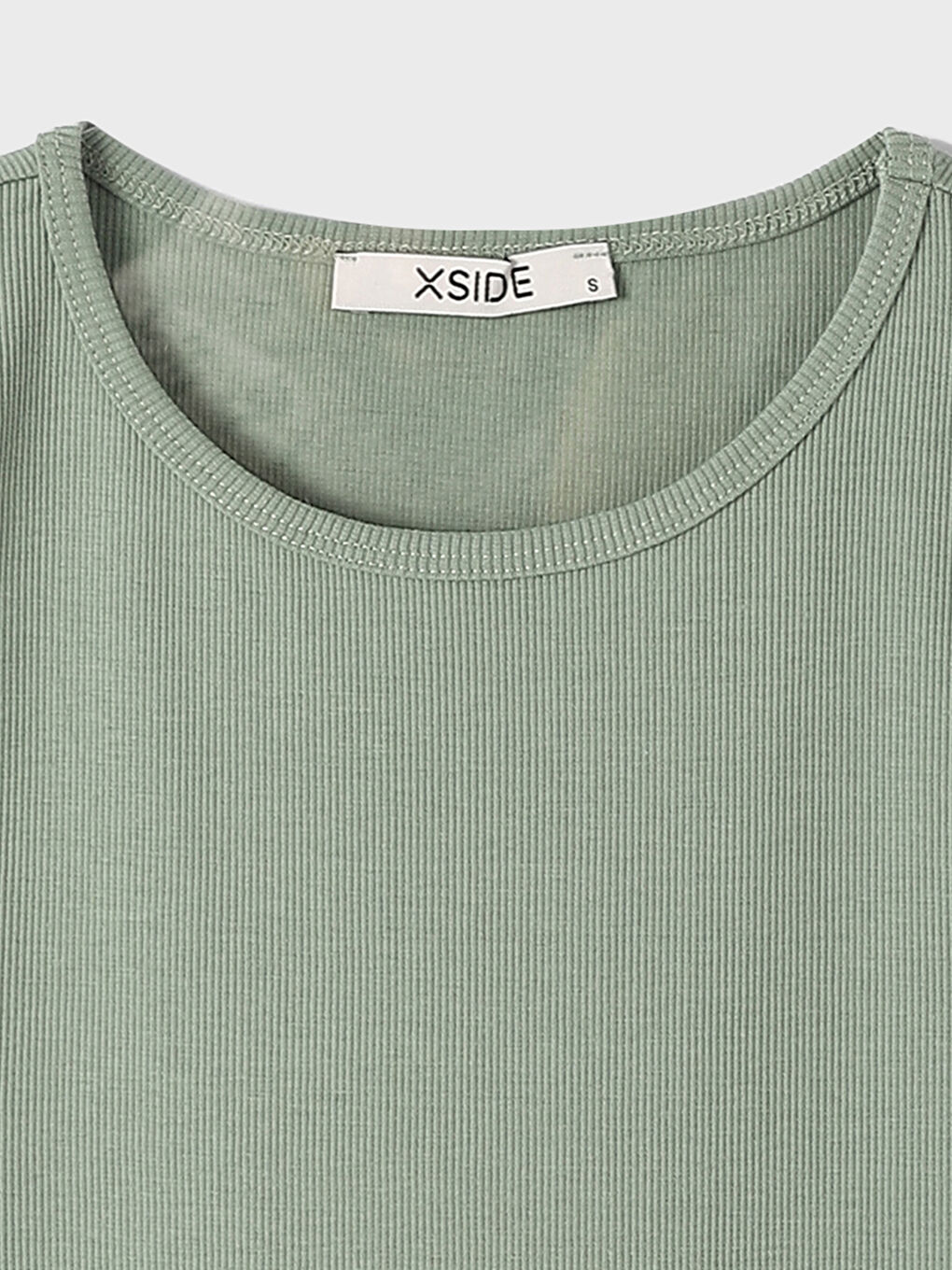 XSIDE Ženska Halter Kragna Jednostavna Crop Top Majica -S4FL80Z8-GX7