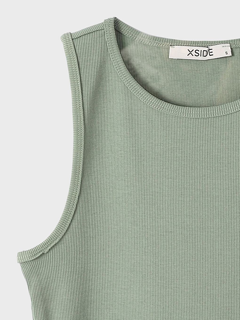 XSIDE Ženska Halter Kragna Jednostavna Crop Top Majica -S4FL80Z8-GX7