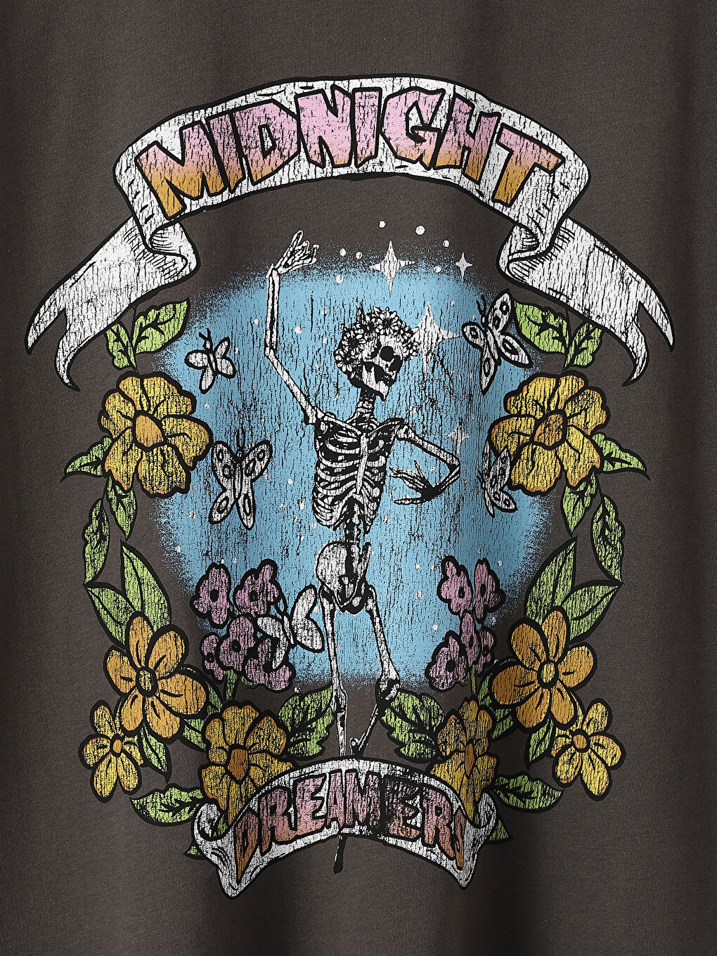 Crew Neck Printed Short Sleeve Women's T-Shirt-3