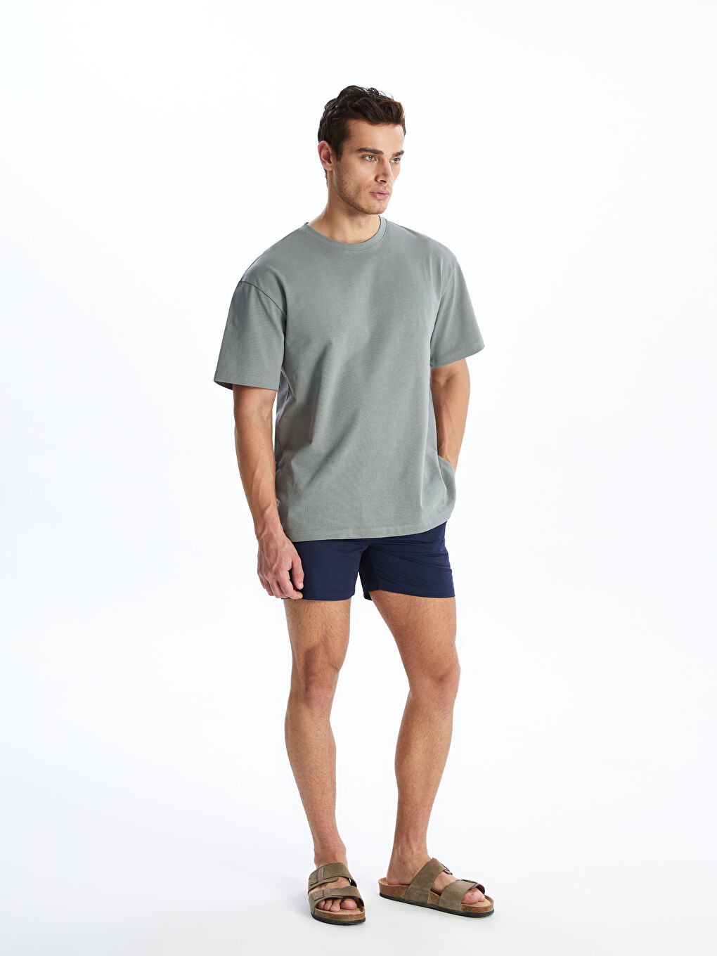 Basic Men's Short Swim Shorts -S4FL97Z8-VCP