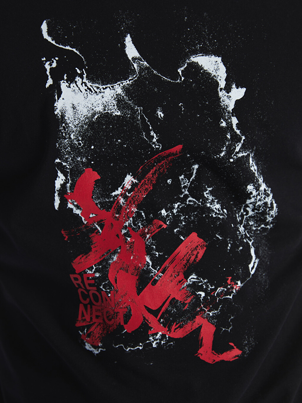 Crew Neck Short Sleeve Printed Combed Cotton Men's T-shirt-3