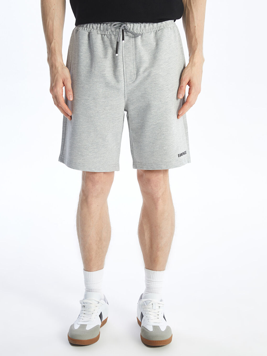 XSIDE Gri Slim Fit Erkek Şort - 3