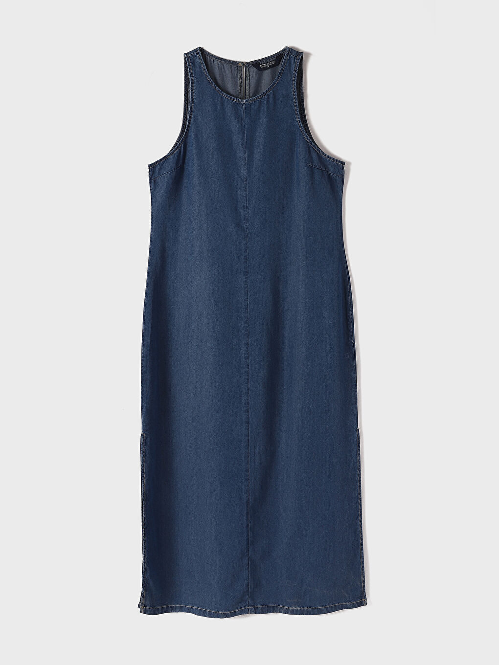 Crew Neck Women's Denim Dress -S4FM44Z8-507