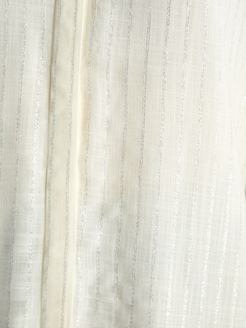 Striped Linen Look Women's Shirt Tunic -S4FM74Z8-LFC