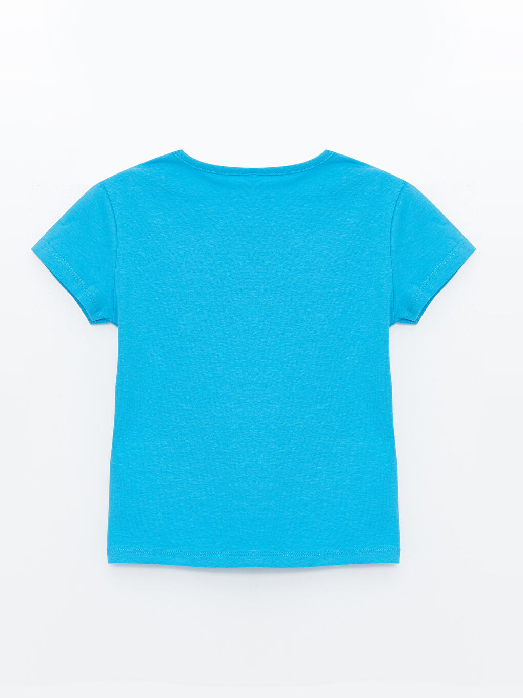 Mavi Bisiklet Yaka Kısa Kollu Erkek Bebek Tişört-1