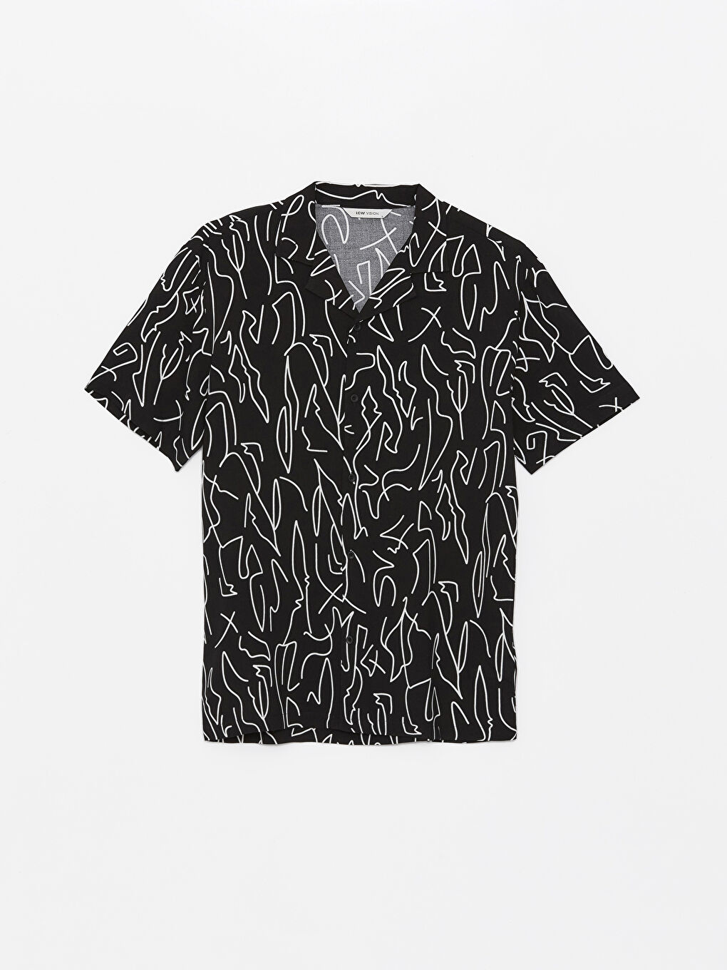 Chemise Imprimée à Manches Courtes Coupe Régulière-5