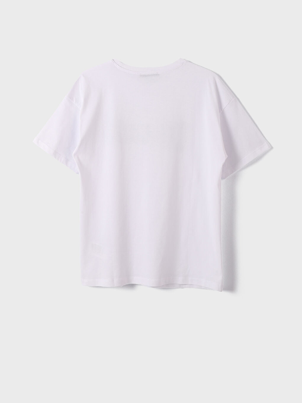 Crew Neck Printed Short Sleeve Women's T-Shirt-1