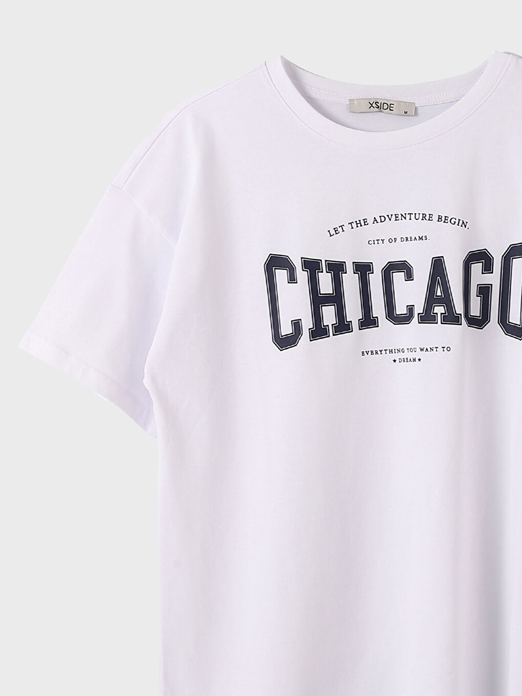 Crew Neck Printed Short Sleeve Women's T-Shirt-2