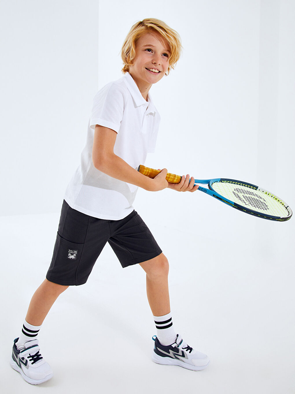 Elasticated Waist Boys' Shorts -S4FN92Z4-JTK