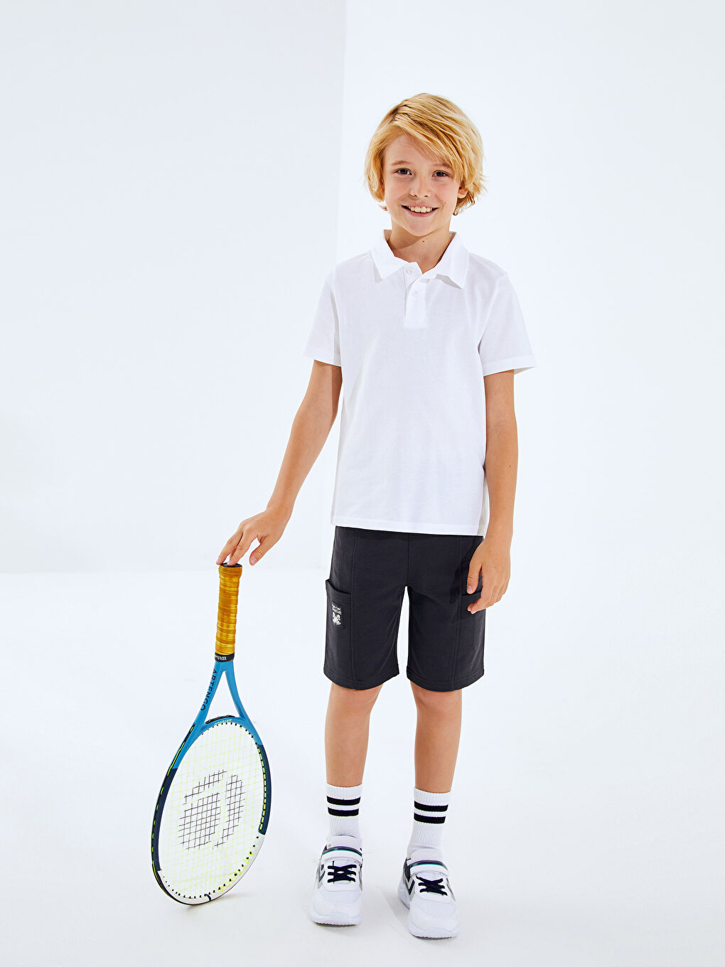 Elasticated Waist Boys' Shorts -S4FN92Z4-JTK