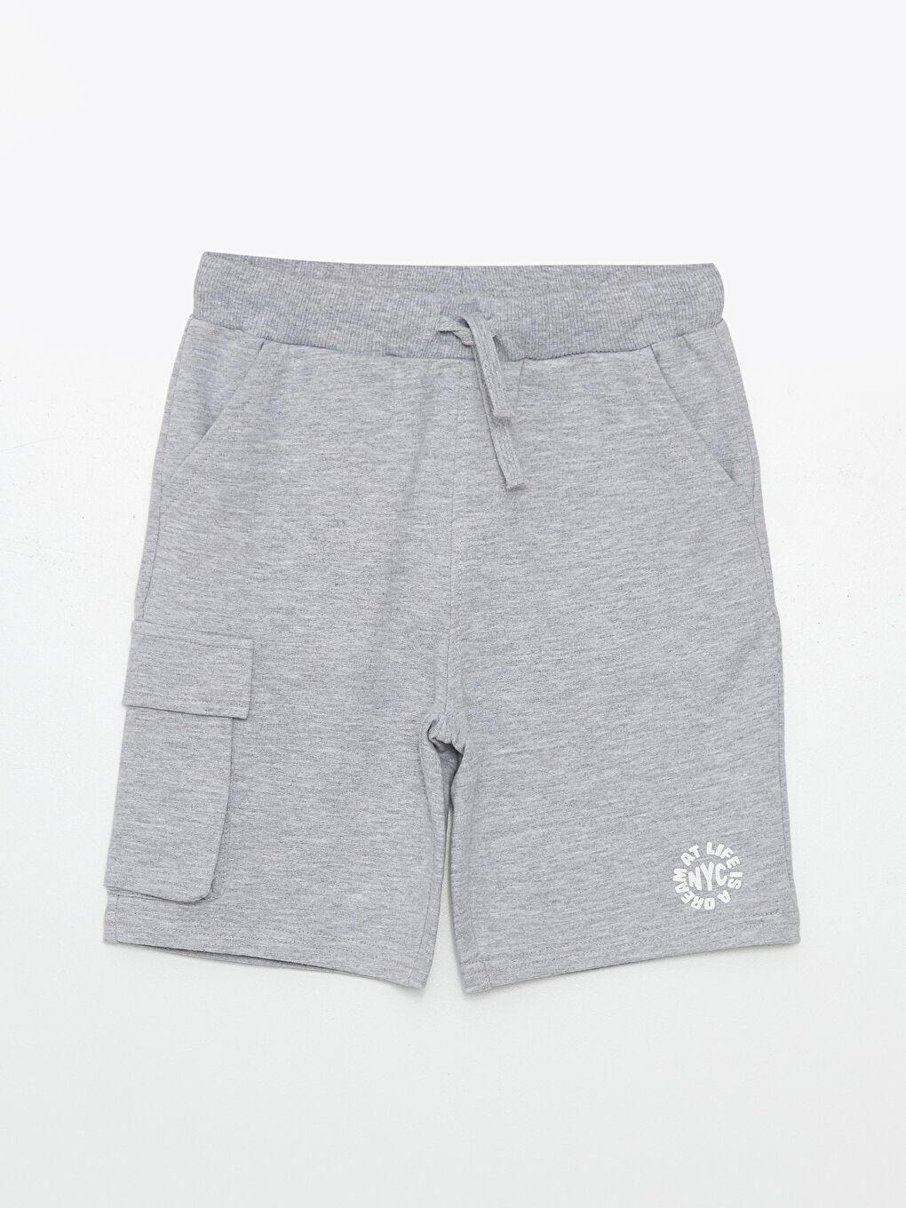 Elasticated Waist Printed Boys' Shorts -S4FO23Z4-LAL