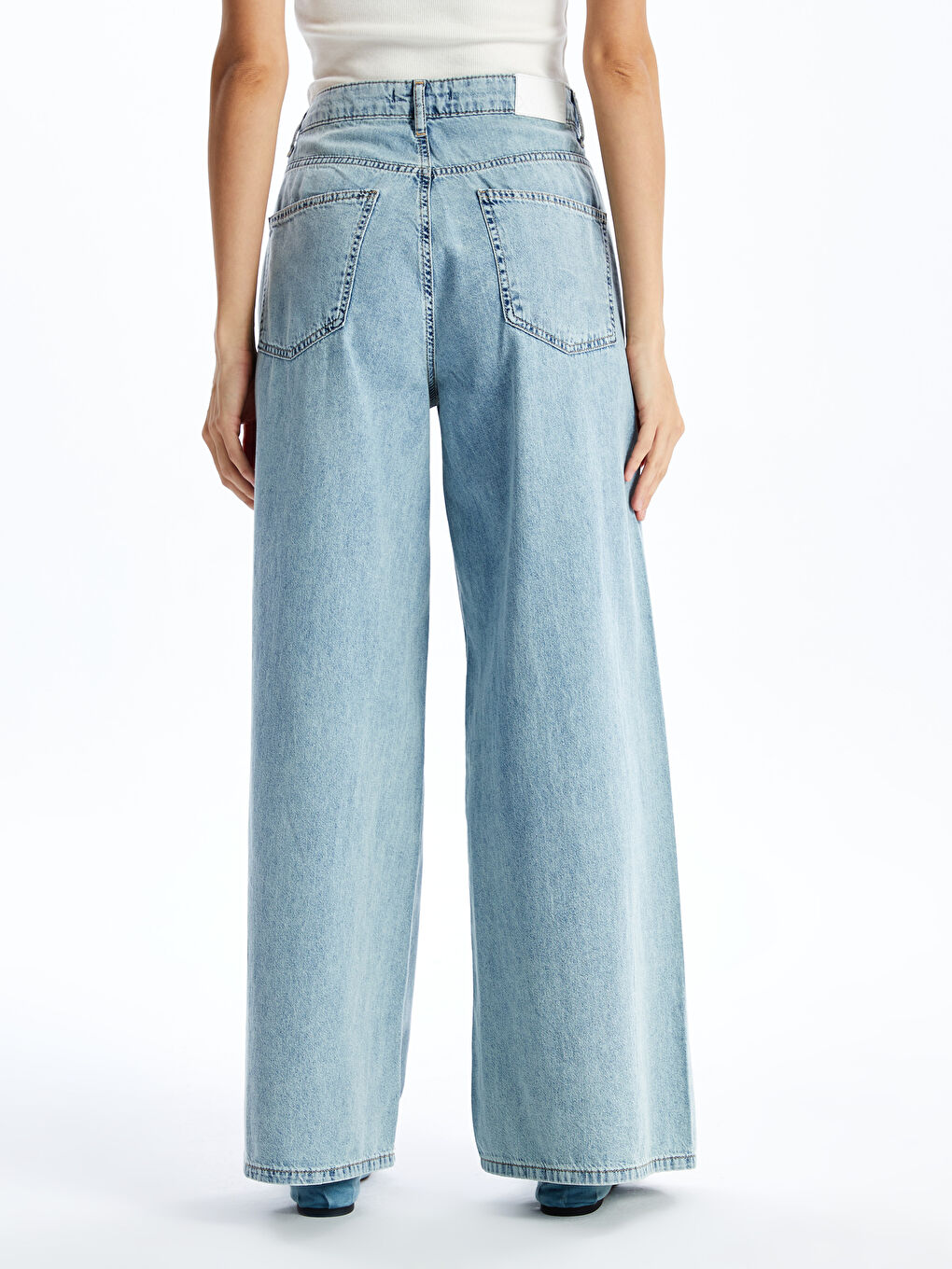 Wideleg Women's Jeans -S4FO45Z8-S1D