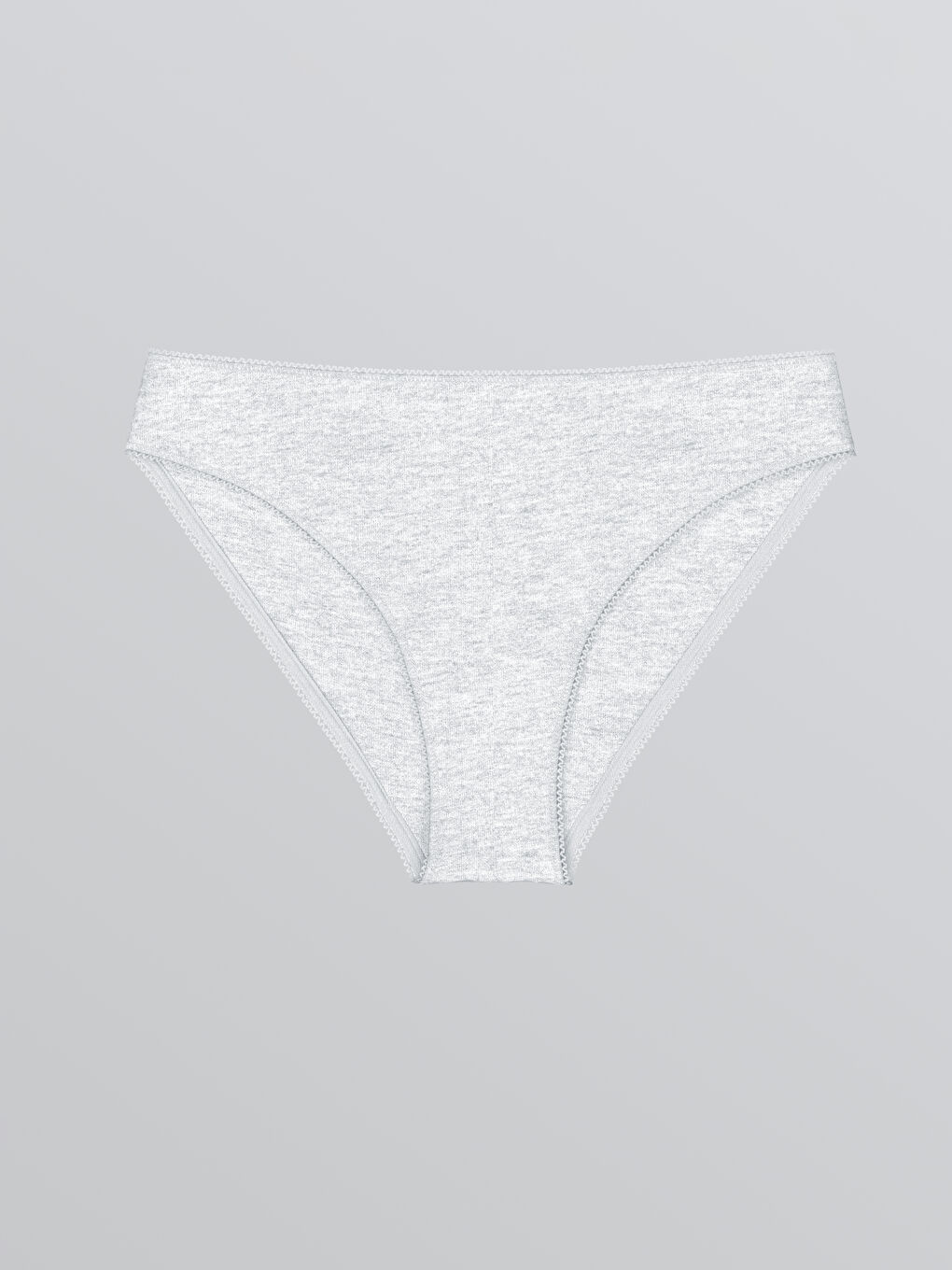 Gri Düz Bikini Külot