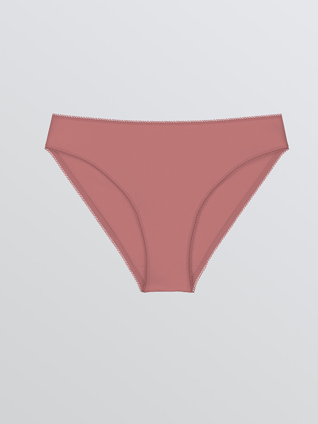Pembe Düz Bikini Külot-1