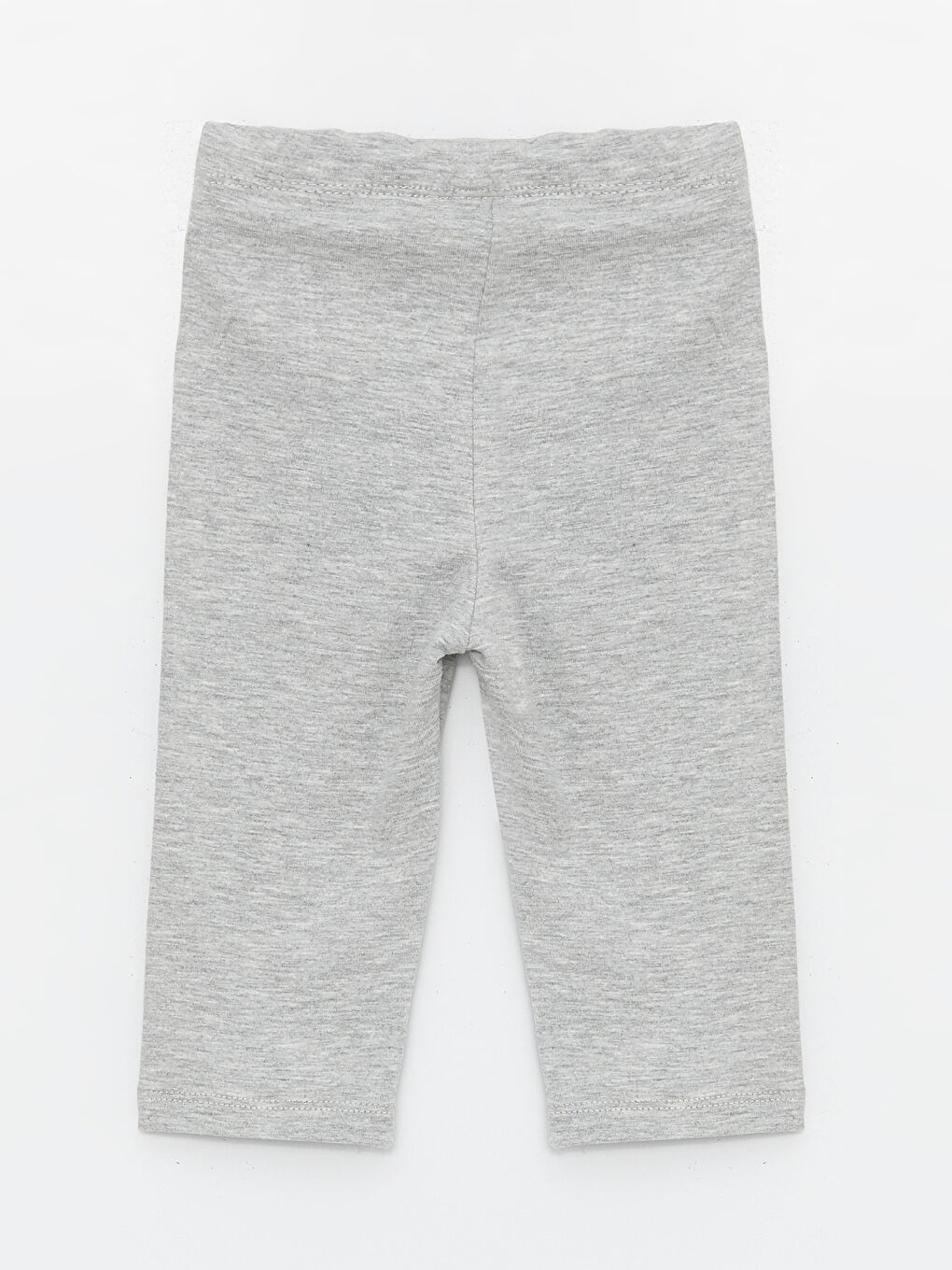 Gri Beli Lastikli Baskılı Kız Bebek Tayt 2'li-4