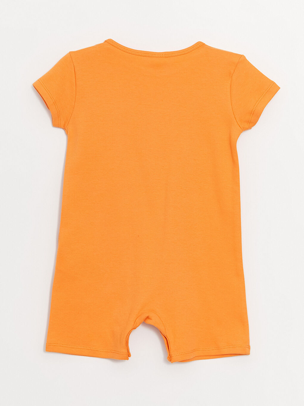 Kombinezon za bebe dečake od pamuka sa štampom, kratkim rukavima i okruglim izrezom-3