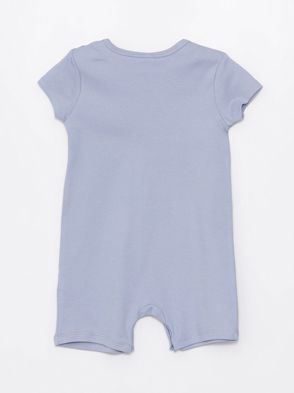 Crew Neck Short Sleeve Printed Cotton Baby Boys' Jumpsuit-2