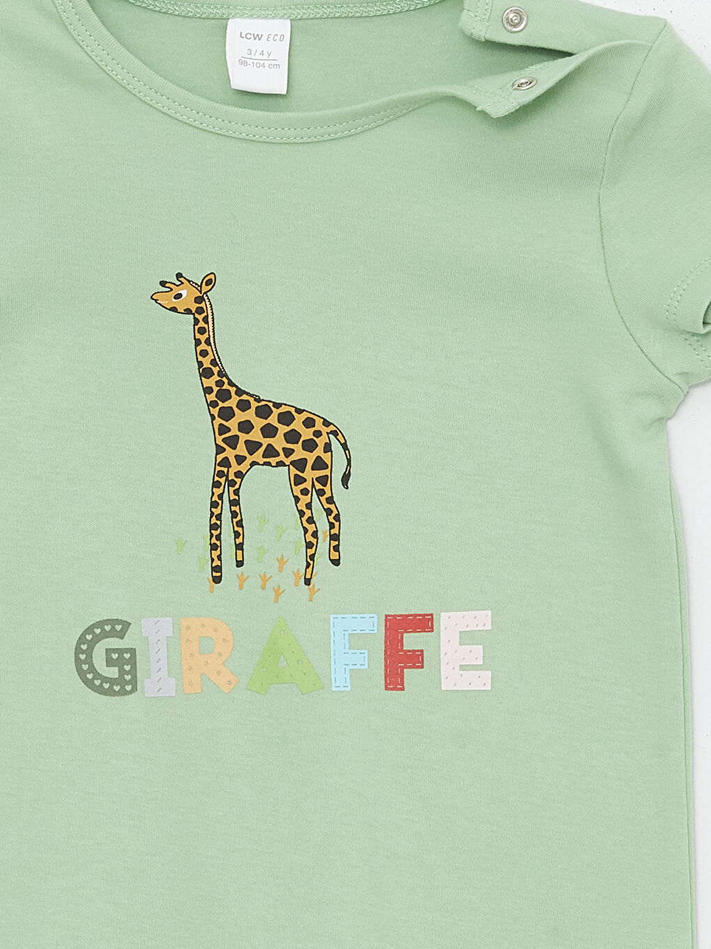 Crew Neck Short Sleeve Printed Cotton Baby Boys' Jumpsuit-3