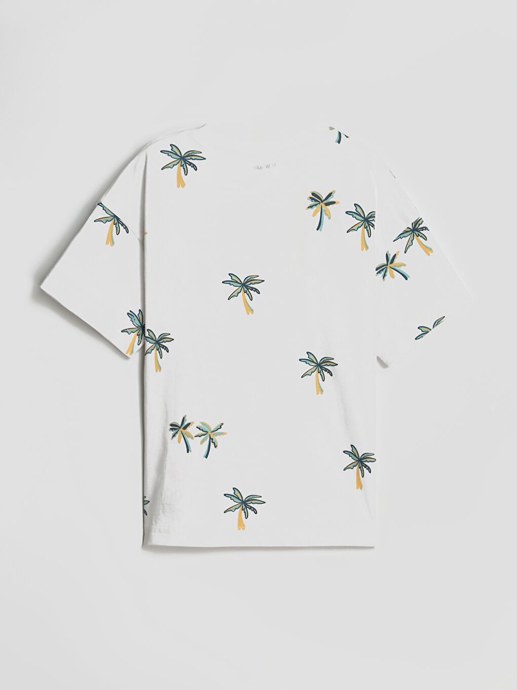 تي شيرت أولاد بيبي بكم قصير وكول مدور-1