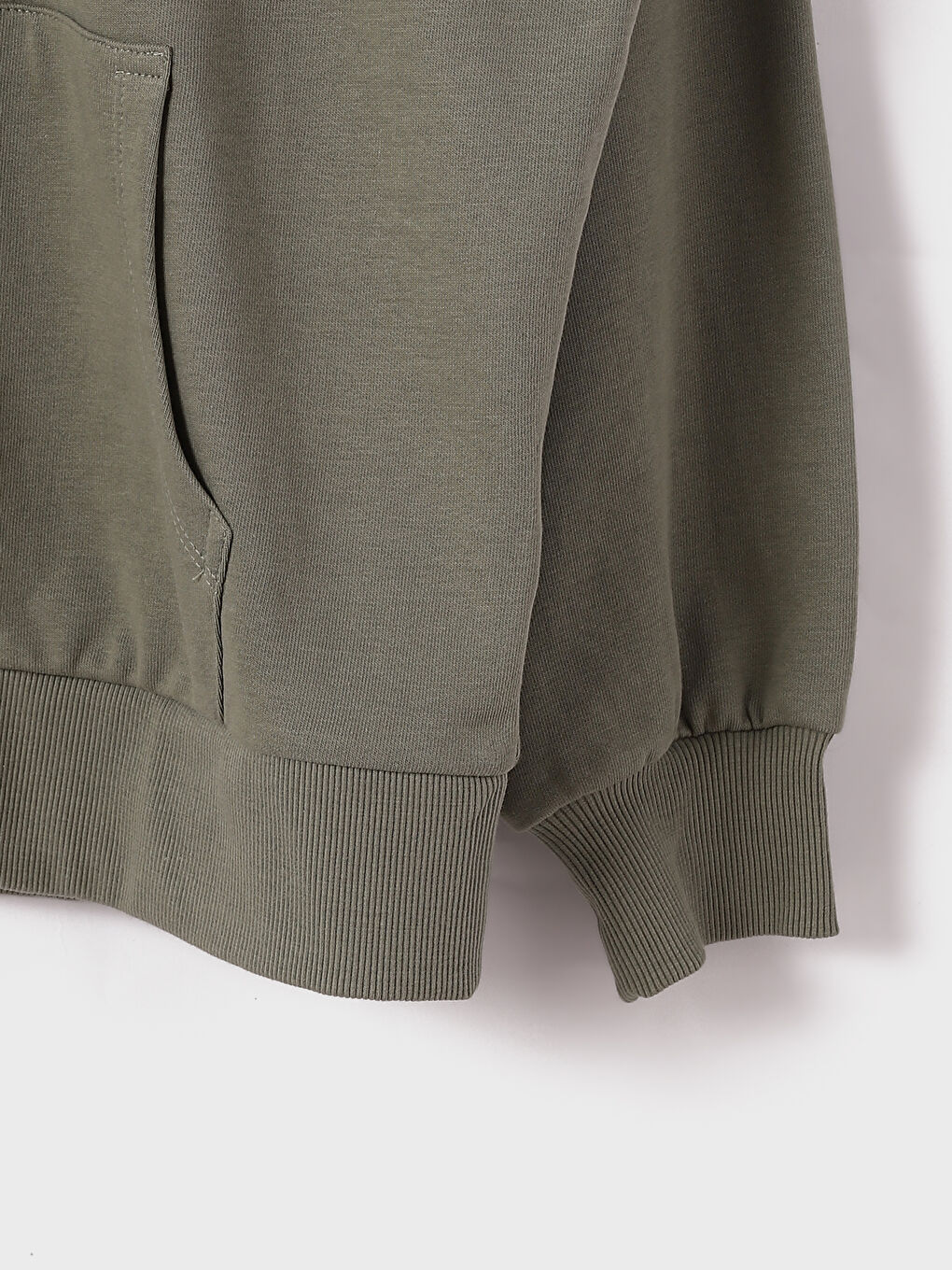 Hooded Plain Oversize Women's Thick Zip-Up Sweatshirt-1