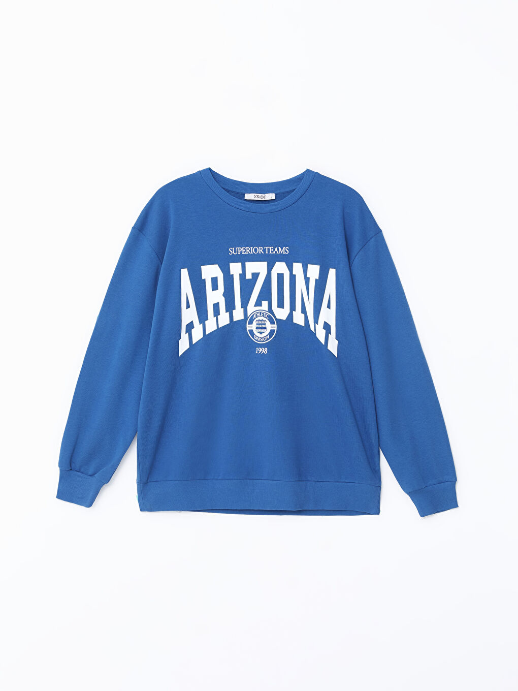 سويت شيرت مطبوع أريزونا بياقة دائرية للسيدات-4