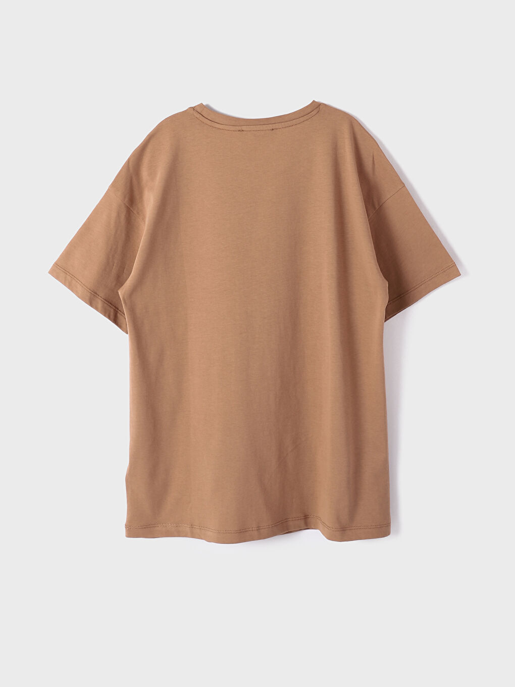 Crew Neck Printed Short Sleeve Women's T-Shirt-1