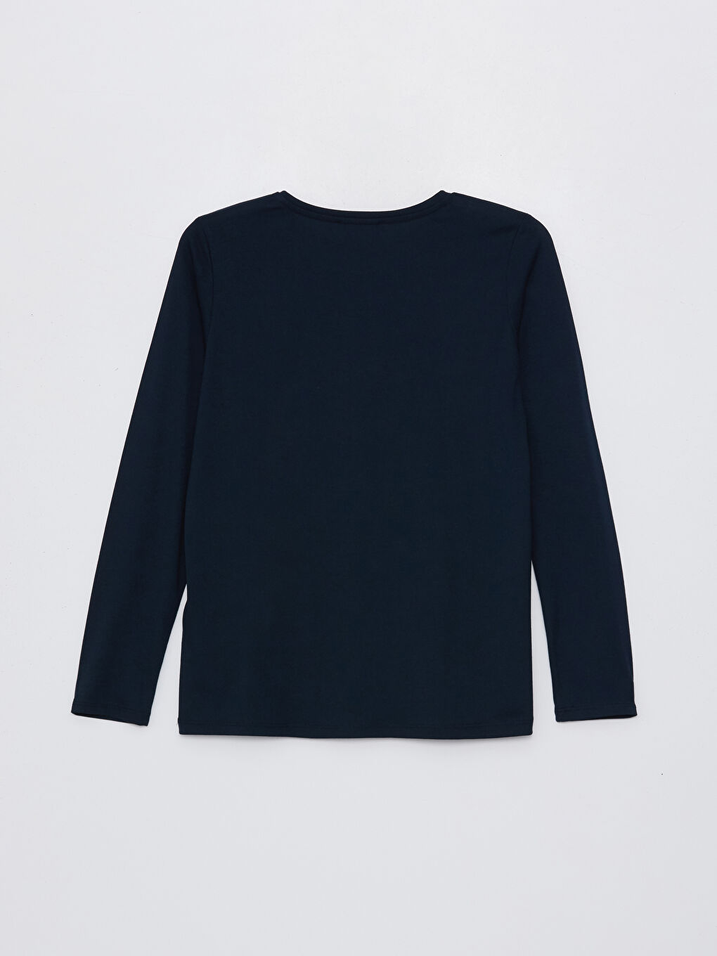 Crew Neck Printed Long Sleeve Women's T-shirt -S4FQ23Z8-E1J