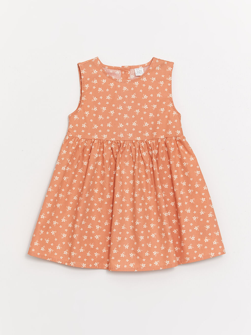 Crew Neck Short Sleeve Baby Girls' Dress -S4FQ38Z1-KTU