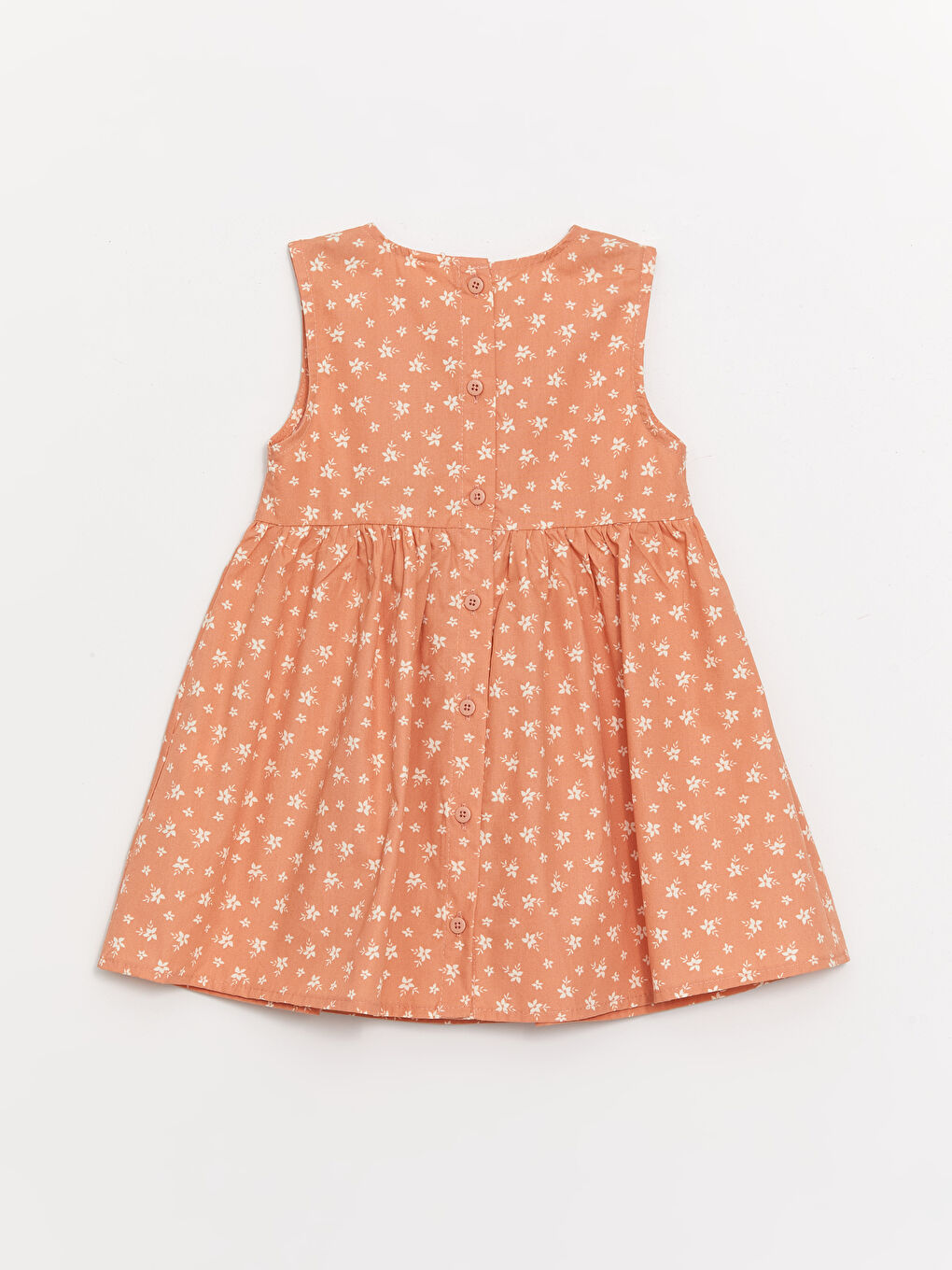 Crew Neck Short Sleeve Baby Girls' Dress -S4FQ38Z1-KTU