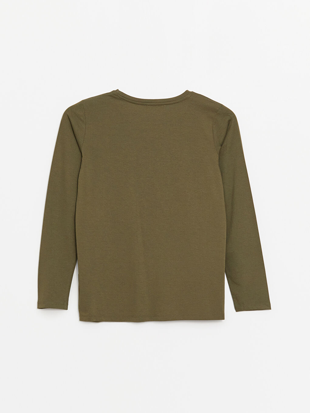 Crew Neck Printed Long Sleeve Women's T-Shirt -S4FQ45Z8-HDQ