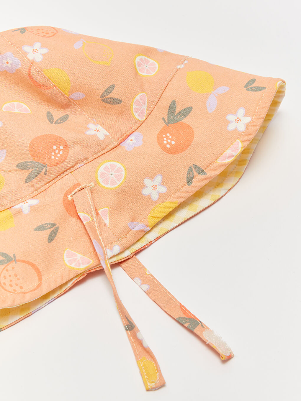 Mercan Baskılı Kız Bebek Bucket Şapka-2