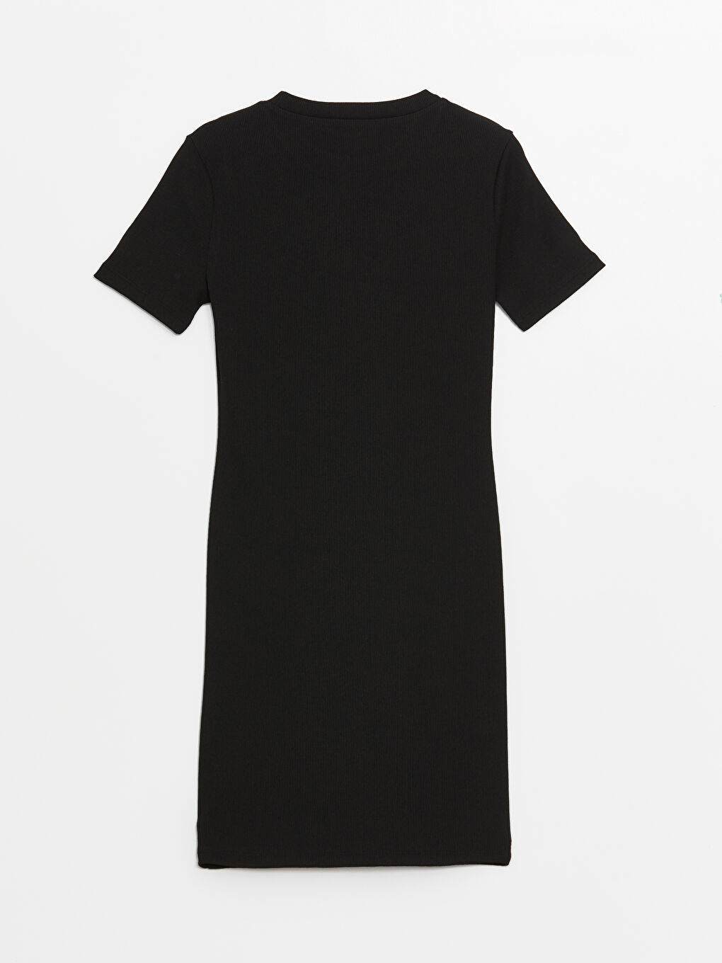 Crew Neck Plain Short Sleeve Women's Dress -S4FQ88Z8-CVL