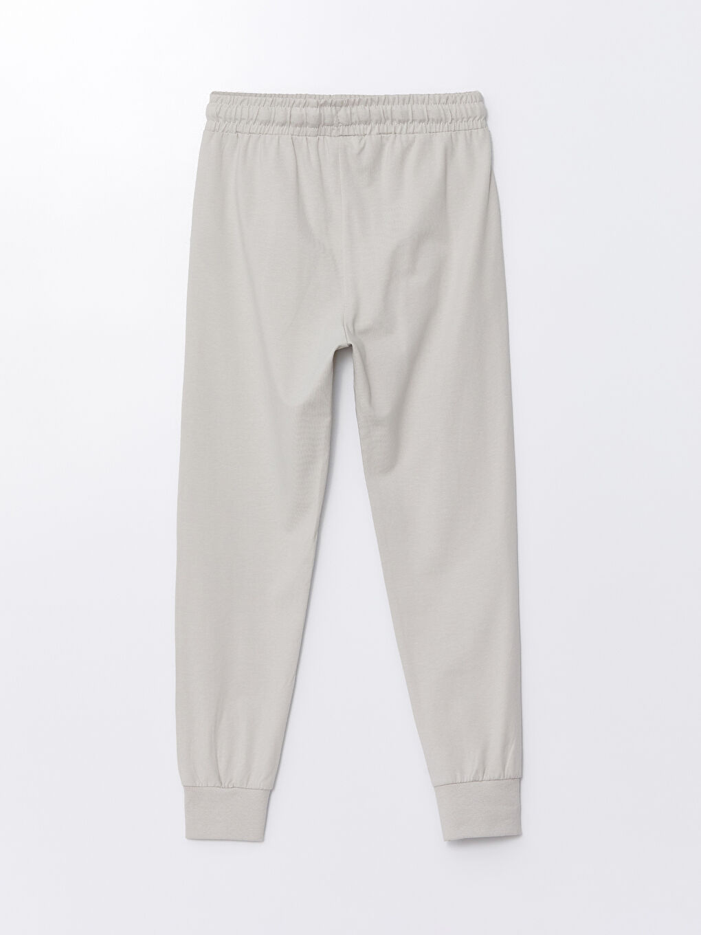 Gri Beli Lastikli Basic Erkek Çocuk Jogger Eşofman Altı-1