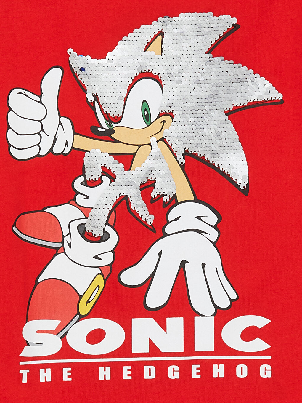 Футболка с круглым вырезом, с принтом Соник, с коротким рукавом, для мальчиков-4