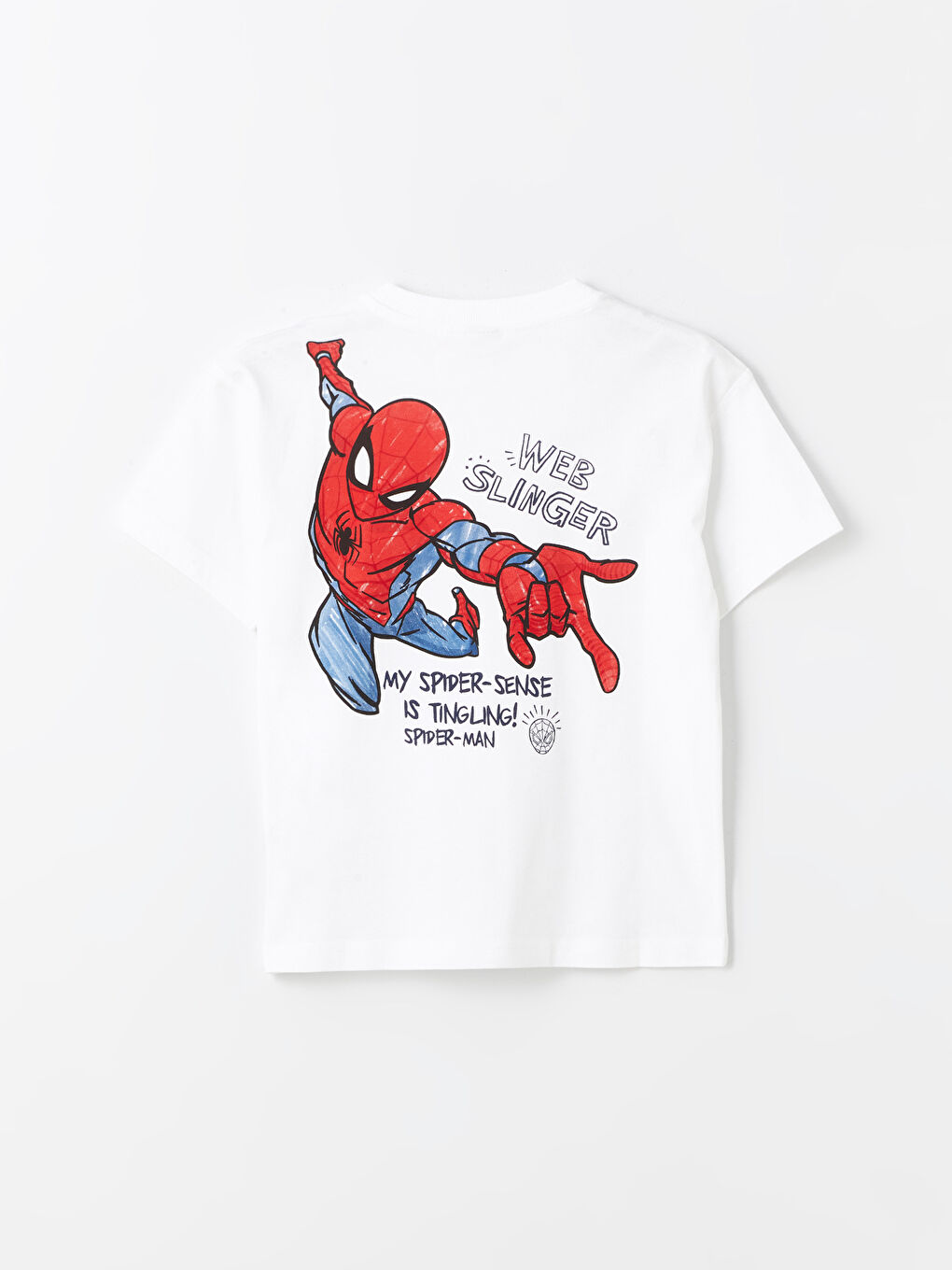 Relaxed Fit Spider-Man Printed Boys' T-Shirt -S4FR45Z4-FFB