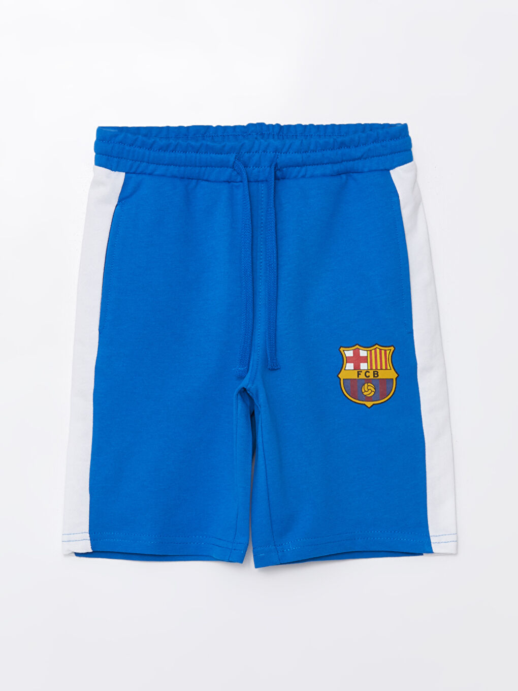 Elastic Waist Barcelona Printed Boys' Shorts