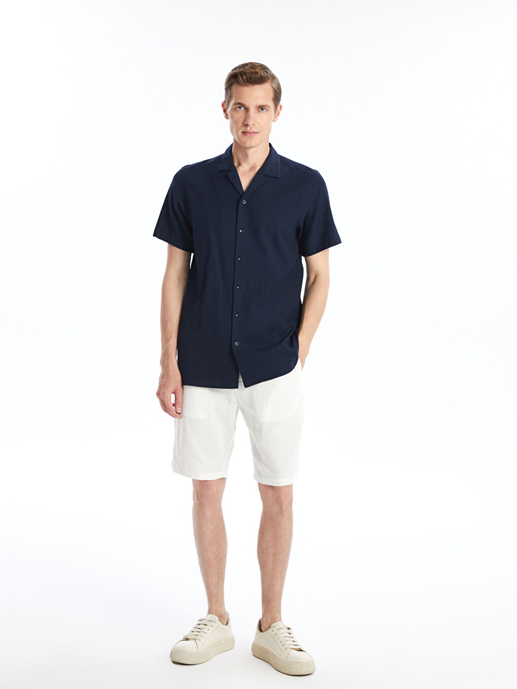 Regular Fit Short Sleeve Men's Shirt -S4FR74Z8-DWP