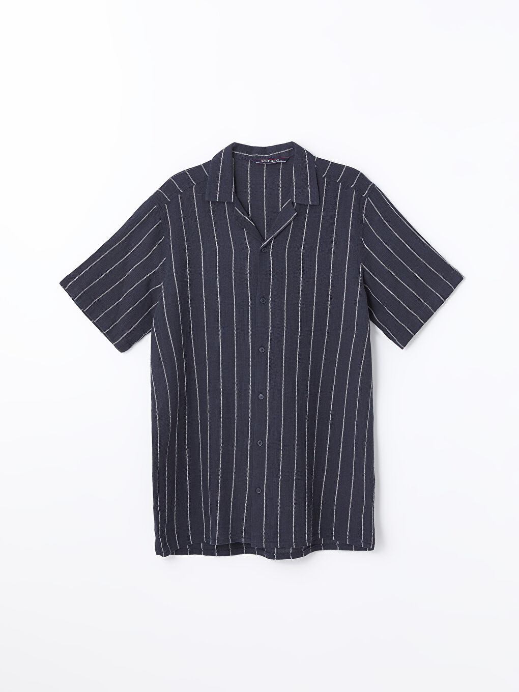 Regular Fit Short Sleeve Striped Men's Shirt -S4FR75Z8-LJX