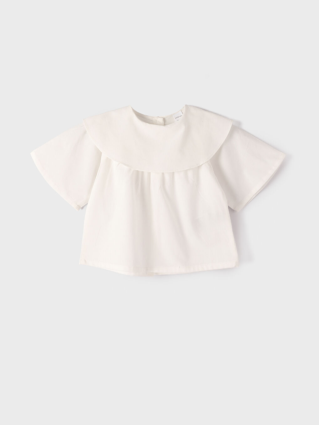Baby Girls' Peter Pan Collar Short Sleeve Shirt -S4FS00Z1-FES