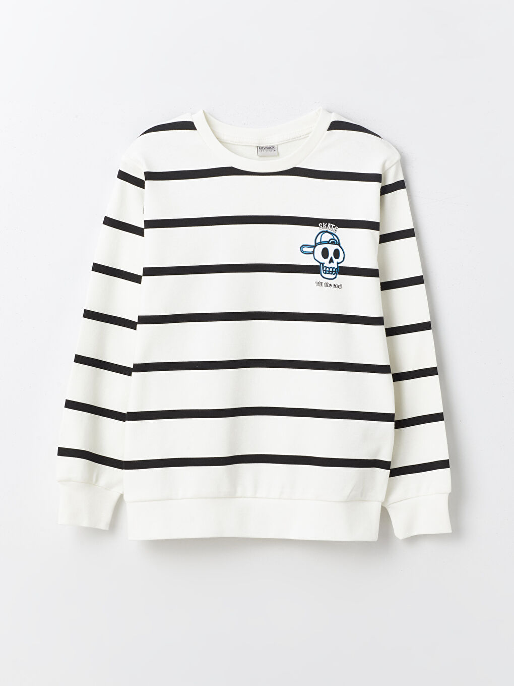 Crew Neck Striped Long Sleeve Boy T-shirt -S4FS07Z4-LRA