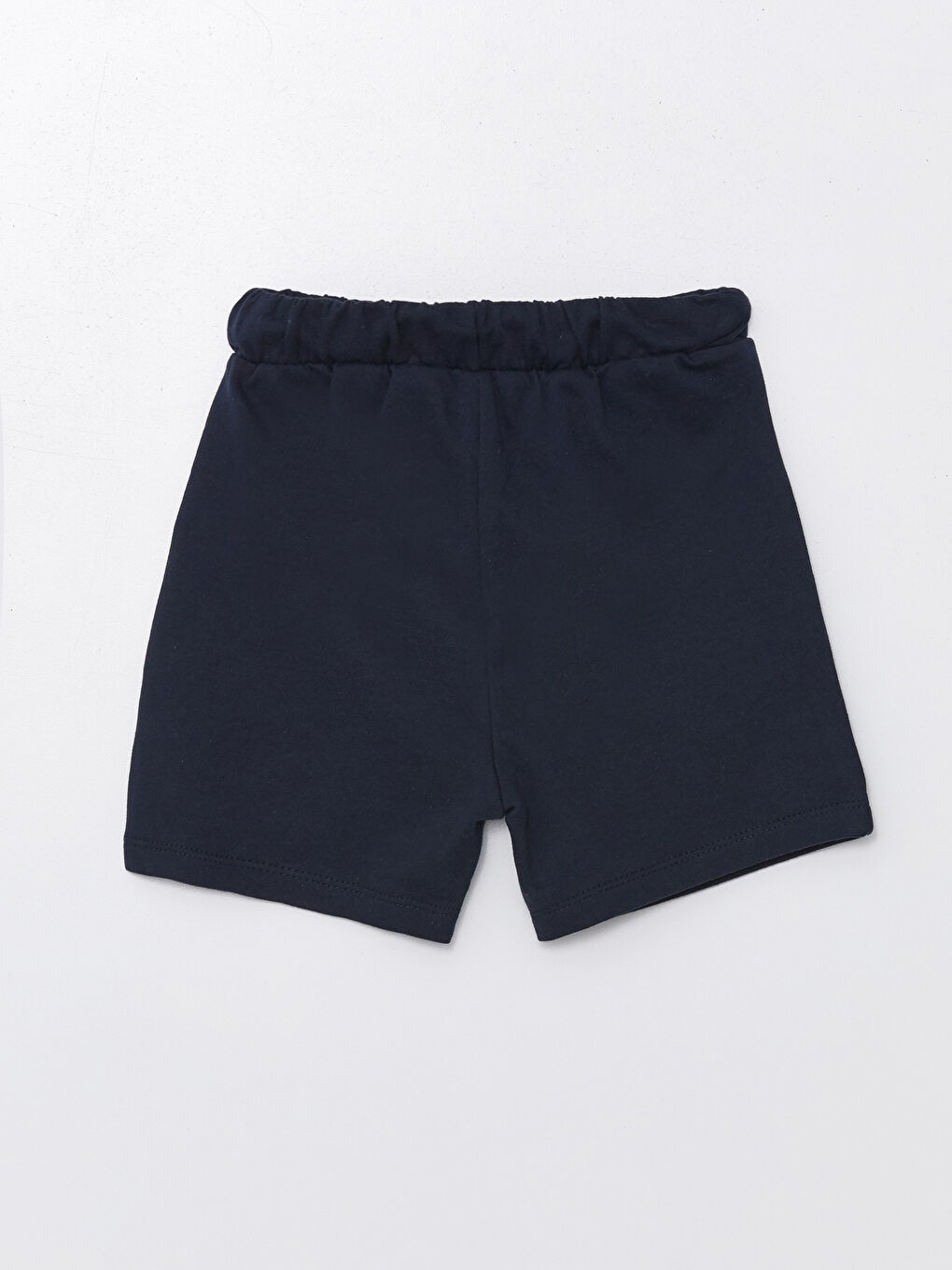 Lacivert Beli Lastikli Fenerbahçe Baskılı Erkek Bebek Şort-2