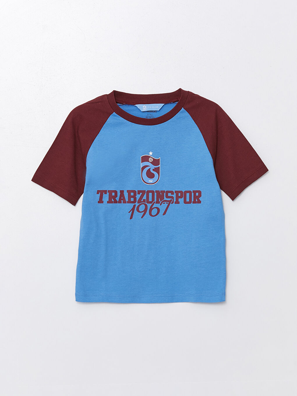 Crew Neck Trabzonspor Printed Baby Boy T-Shirt and Shorts Set of 2 -S4FS84Z1-VYF