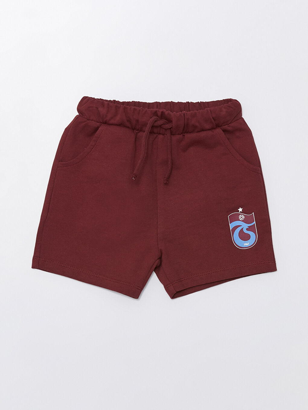 Crew Neck Trabzonspor Printed Baby Boy T-Shirt and Shorts Set of 2 -S4FS84Z1-VYF