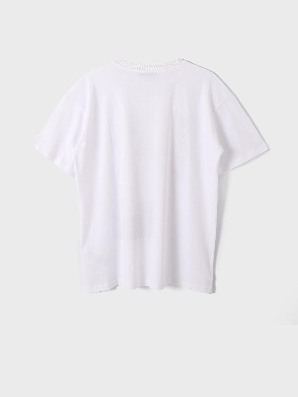 Crew Neck Printed Short Sleeve Women's T-Shirt-1