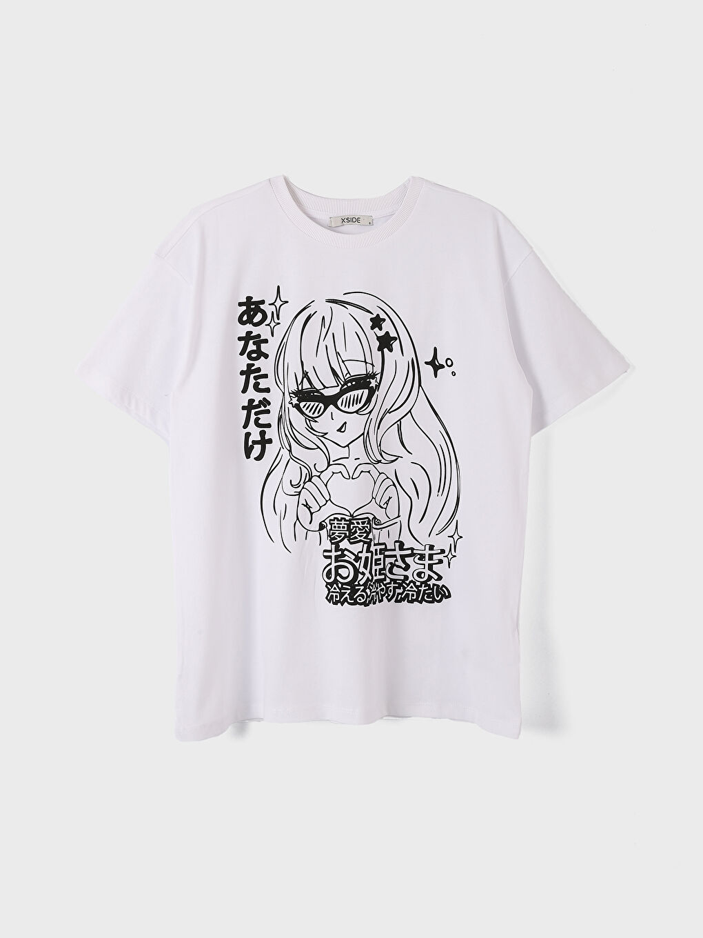 Crew Neck Printed Short Sleeve Women's T-Shirt-4