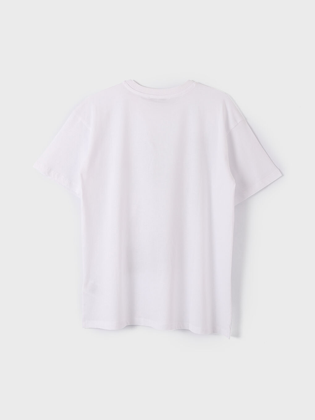 Crew Neck Printed Short Sleeve Women's T-Shirt-5