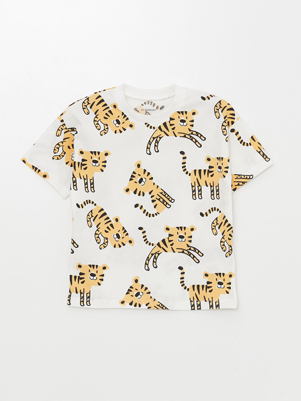 Antrasit Bisiklet Yaka Baskılı Erkek Bebek Tişört ve Şort Takım 2'li-3