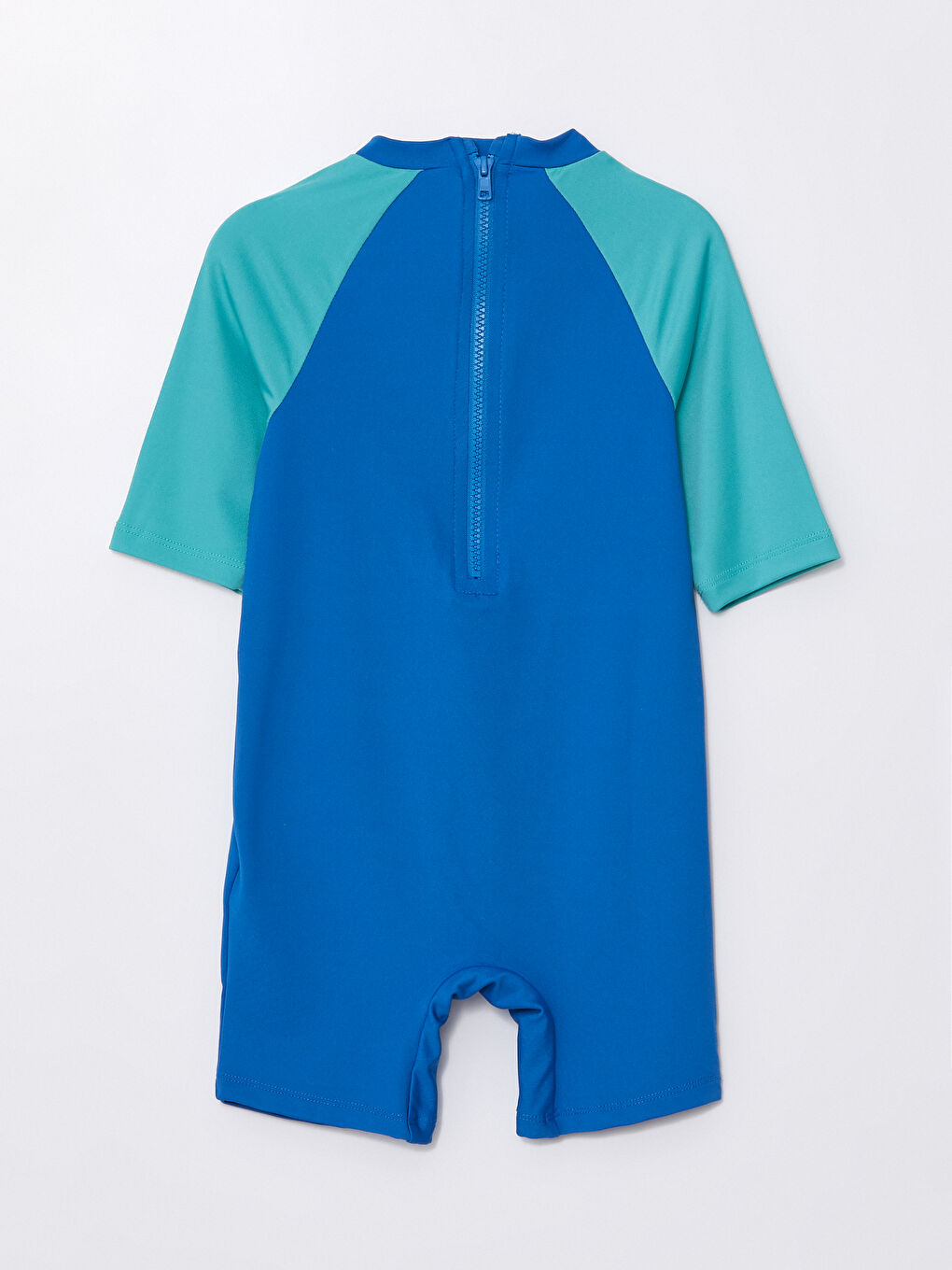 Stand Up Collar Short Sleeve Printed Baby Boy Swimsuit -S4FU43Z1-H9U